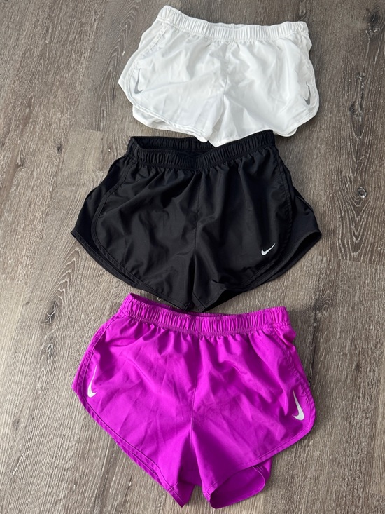 Nike Pants - Nike Women’s Lined Athletic Shorts Bundle - White, Black, Purple